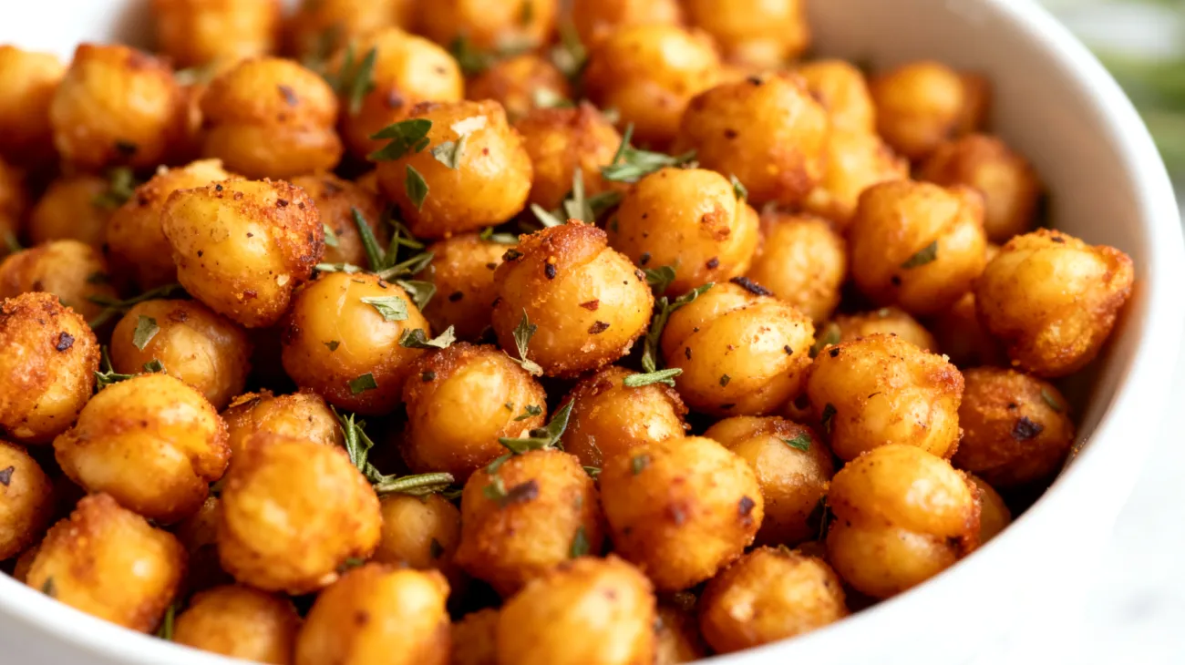 Geröstete Kichererbsen mit Gewürzen (Ceci tostati speziati)"