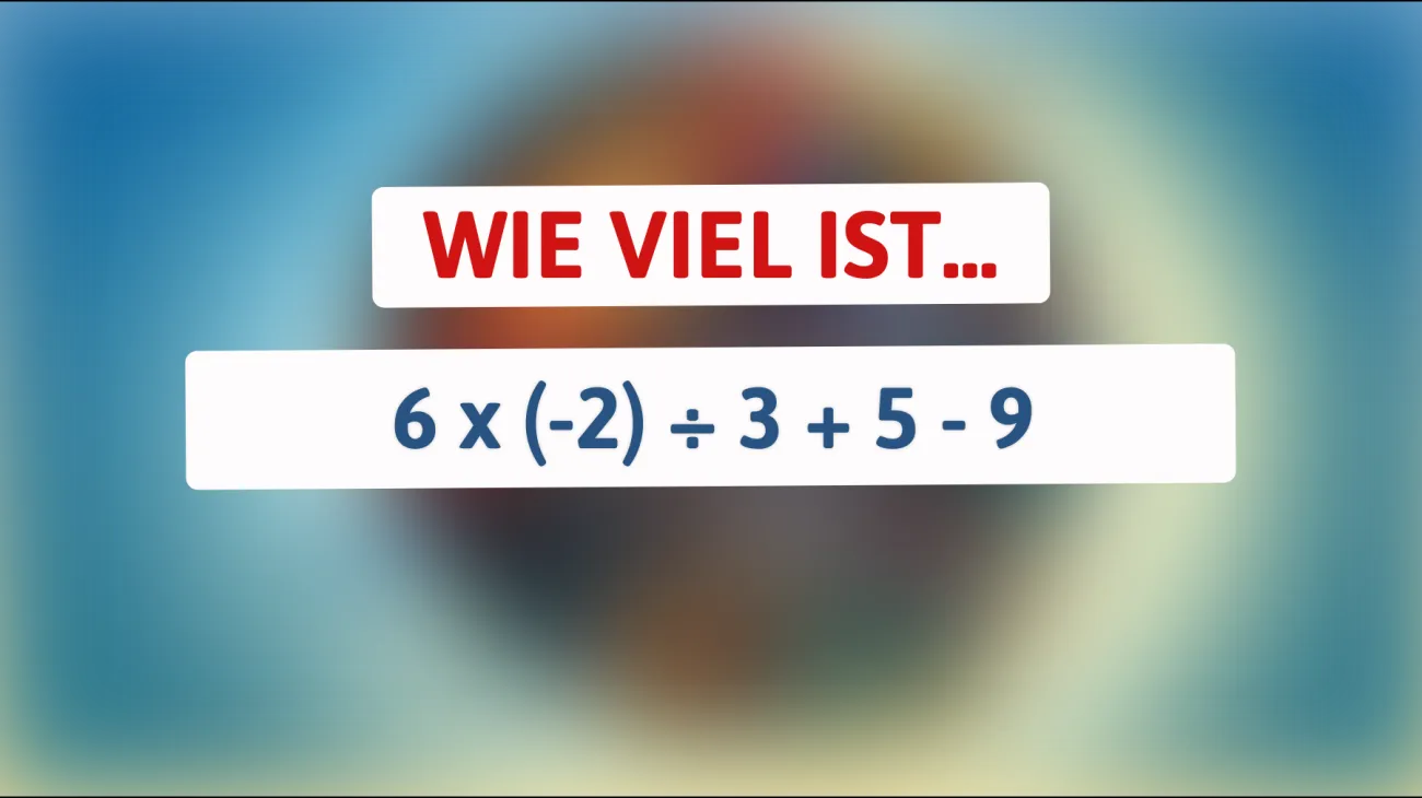 Teste dein mathematisches Geschick: Kannst du dieses scheinbar einfache Rätsel lösen, das selbst die klügsten Köpfe ins Grübeln bringt?"