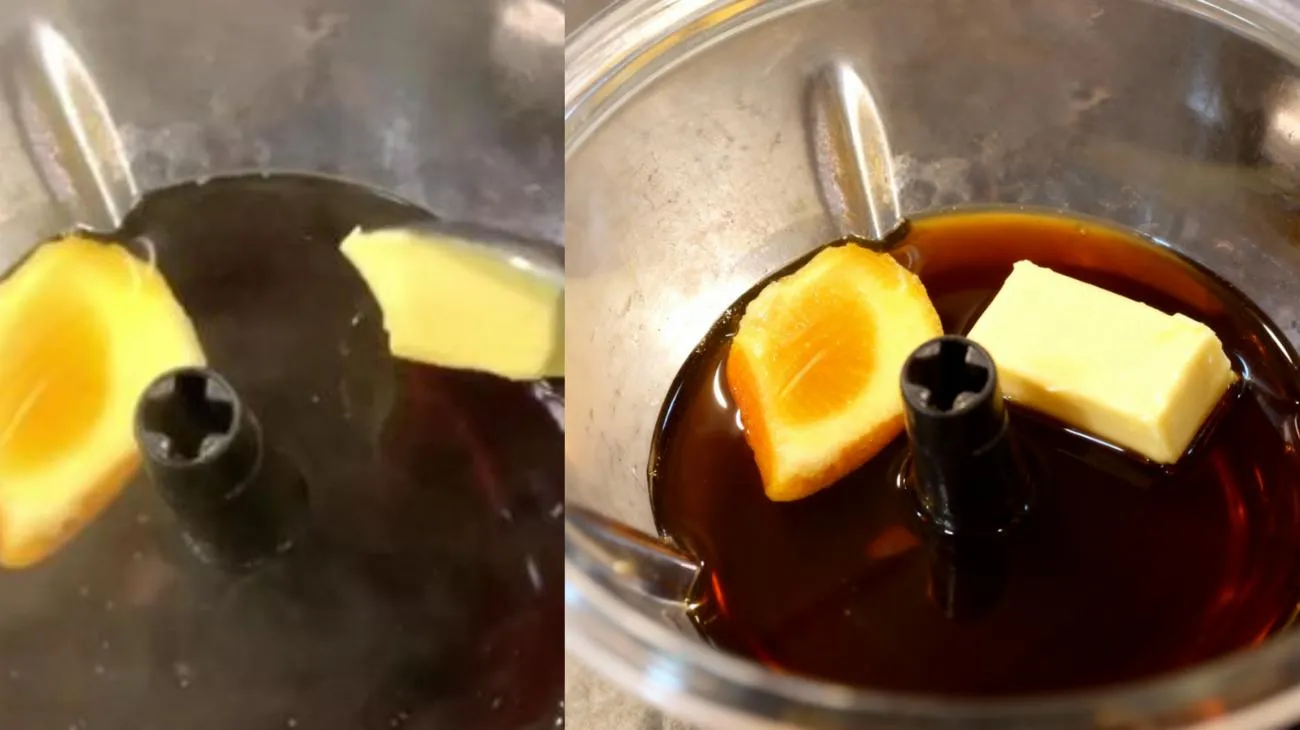 Butter + ☕️ = 🤤💛 #coffee #butter #bulletproof #abnehmen #weightloss #fy #tutorial #abnehmtipps"